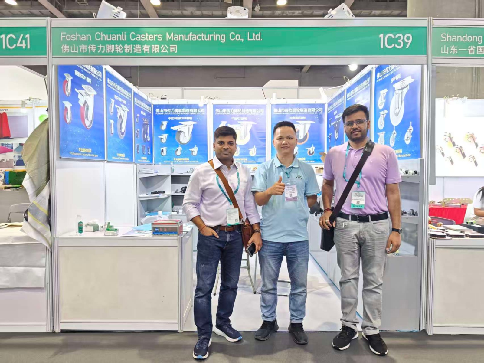 CMCL Casters visar upp ett omfattande utbud av högkvalitativa hjul, lyser vid sidan av Canton Fair