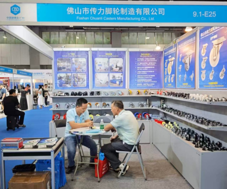 Sammanfattning av utställningen | CMCL® visar upp 304 nylonhjul i rostfritt stål på 2026 Guangzhou CBD Fair, får erkännande från globala köpare