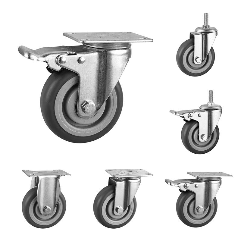 Medium Duty Casters TPR Rundtår