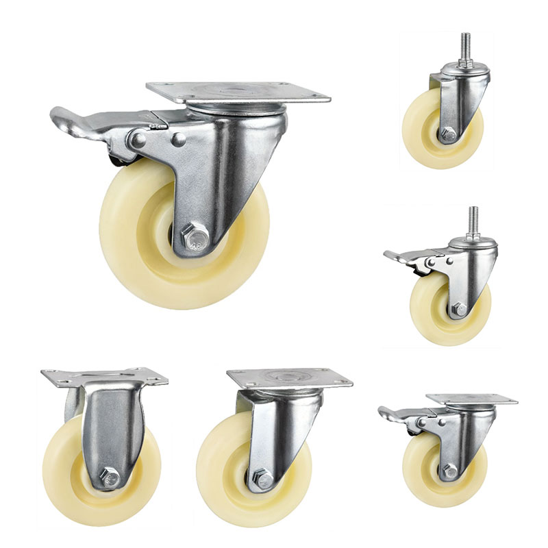 Medium Duty Casters med nylonhjul